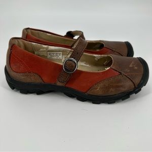 Keen All Out Blaze Aero Sport Women's Red Brown Shoes Size 8 FLAW
